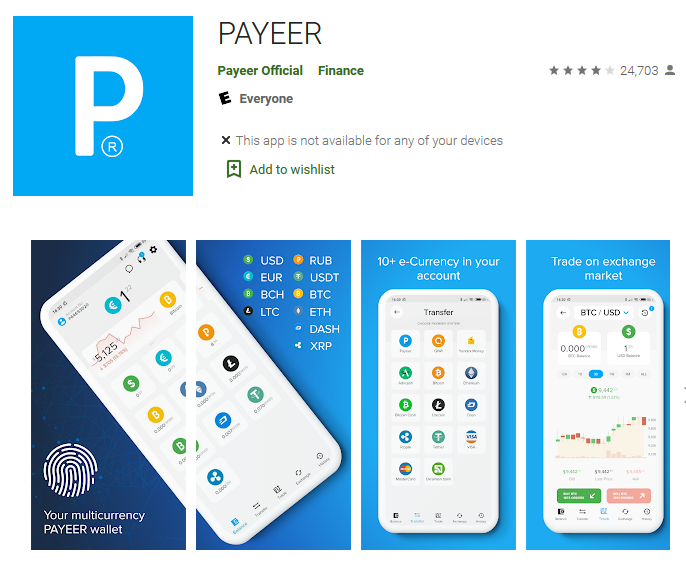 Russian-controlle payment processor Payeer