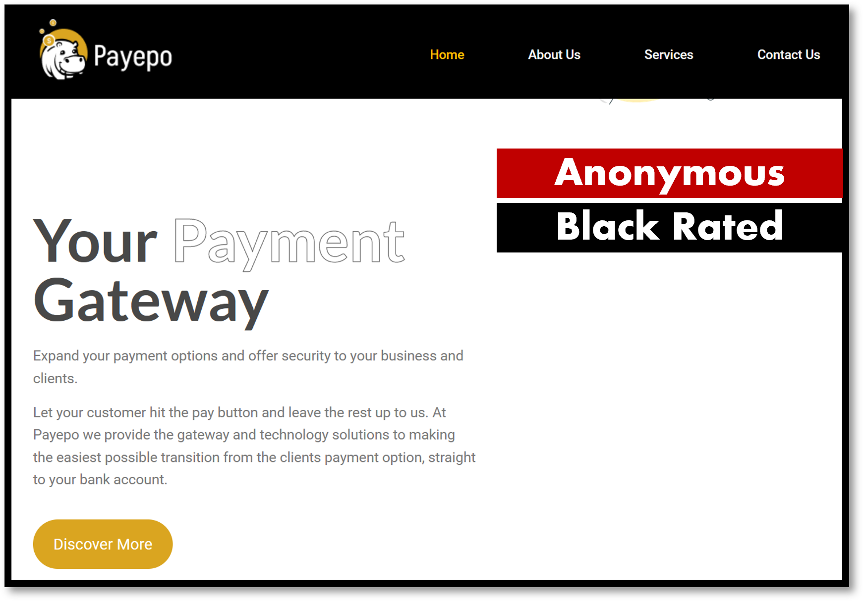 Scam facilitator Payepo operates anonymously